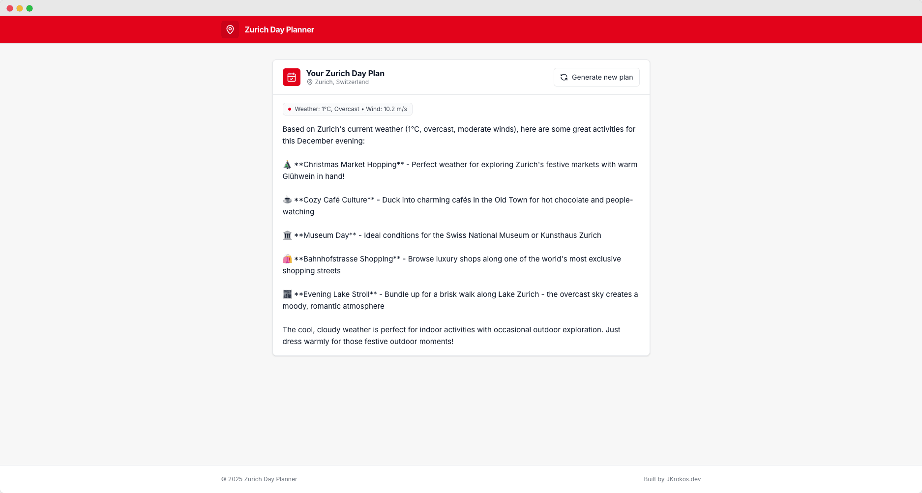 Zurich AI Assistant